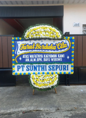 Papan Bunga Duka di Jaro